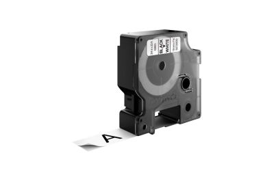 DYMO D1 -Standard Labels - Black on White - 19mm x 7m