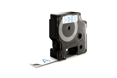 DYMO D1 -Standard Labels - Blue on White - 19mm x 7m