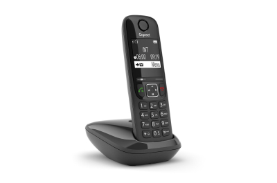 Gigaset AS690 Analoge-/DECT-telefoon Nummerherkenning Zwart
