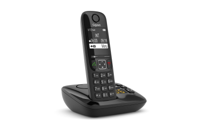 Gigaset AS690A Analoge-/DECT-telefoon Nummerherkenning Zwart