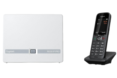 Gigaset N530 IP PRO + S700H PRO DECT-telefoon Nummerherkenning Antraciet