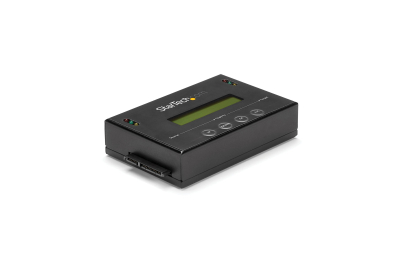 StarTech.com 1:1 Standalone Hard Drive Cloner & Wisser, SATA HDD/SSD Disk Kloner/Copier/Eraser, LCD display, TAA Compliant, OS Onafhankelijk