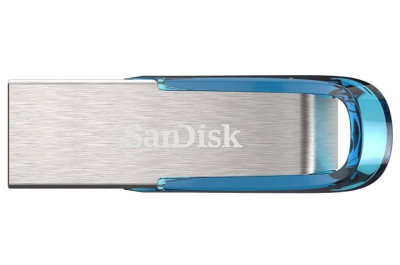 SanDisk Ultra Flair USB flash drive 64 GB USB Type-A 3.2 Gen 1 (3.1 Gen 1) Blauw, Zilver