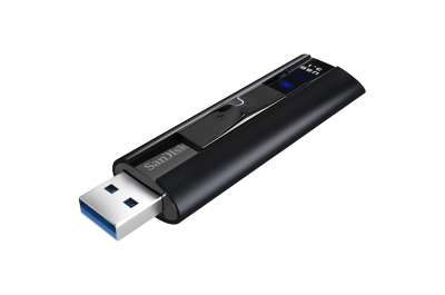 SanDisk Extreme Pro USB flash drive 128 GB USB Type-A 3.2 Gen 1 (3.1 Gen 1) Zwart