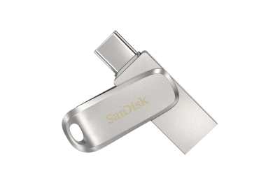 SanDisk Ultra Dual Drive Luxe USB flash drive 64 GB USB Type-A / USB Type-C 3.2 Gen 1 (3.1 Gen 1) Roestvrijstaal