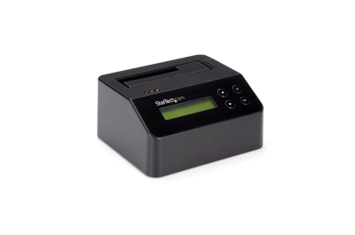 StarTech.com Single Bay Hard Drive Wisser, Standalone HDD/SSD Sanitizer/Eraser, 4Kn, USB 3.0 naar SATA III (6 Gbps), 9 Wismodi, LCD Display, Hard Disk Secure Erase Dock, DB-9 Printer Poort, TAA Compliant