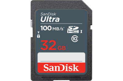 SanDisk Ultra 32GB SDHC Mem Card 100MB/s UHS-I Klasse 10