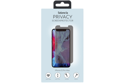 Selencia Gehard Glas Privacy Screenprotector Apple iPhone 12 Pro Max