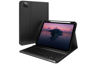 Accezz Bluetooth Keyboard Bookcase Apple iPad Air 11 inch (2026) M4 / (2025) M3 / (2024) M2 / Air 5 (2022) / Air 4 (2020) / Pro 11 (18/20/21/22) - QWERTY / NL - Zwart