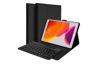Accezz Bluetooth Keyboard Bookcase Apple iPad 9 (2021) 10.2 inch / iPad 8 (2020) 10.2 inch / iPad 7 (2019) 10.2 inch - AZERTY / FR - Zwart