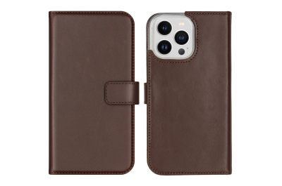 Selencia Echt Leren Bookcase Apple iPhone 14 Pro Max - Bruin