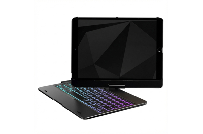 Accezz 360 Slim Keyboard Bookcase QWERTY Apple iPad 9 (2021) 10.2 inch / iPad 8 (2020) 10.2 inch / iPad 7 (2019) 10.2 inch - QWERTY / NL - Zwart