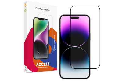 Accezz Gehard Glas Full Cover Screenprotector Apple iPhone 15 Pro Max