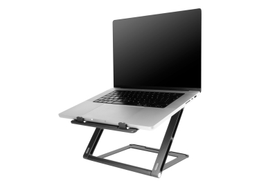 Accezz Origami Laptop Stand - Laptop standaard - Verstelbaar en opvouwbaar - Universeel - Donkergrijs