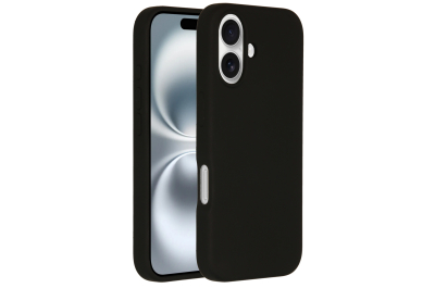 Accezz Liquid Silicone Backcover met MagSafe Apple iPhone 16 - Zwart