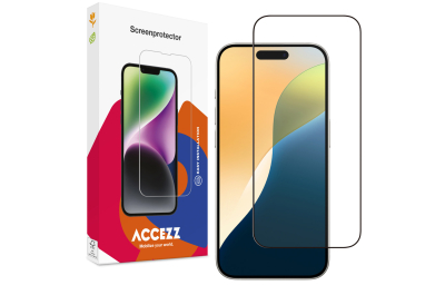 Accezz Gehard Glas Full Cover Screenprotector Apple iPhone 17 / 17 Pro / 16 Pro