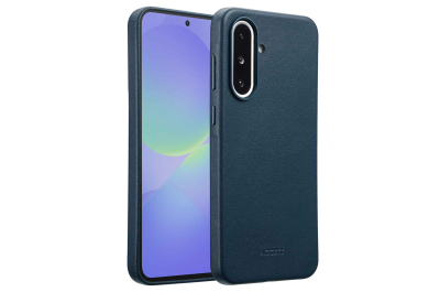 Accezz MagSafe Leather Backcover Samsung Galaxy A36 / A56 - Nightfall Blue