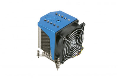 Supermicro SNK-P0051AP4 koelsysteem voor computers Processor Luchtkoeler Zwart, Blauw, Metallic, Zilver
