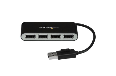 StarTech.com 4-poorts draagbare USB 2.0 hub met geïntegreerde kabel