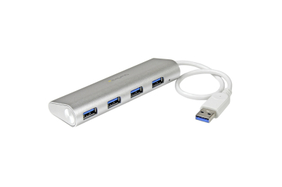 StarTech.com 4-Port USB Hub, USB A naar 4x USB-A Ports, USB 5Gbps, Bus-Powered, Robuust Ontwerp, Compacte USB 3.0 Laptop Hub