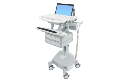 Ergotron SV44-1162 Aluminium, Grijs, Wit Notebook Multimediawagentje
