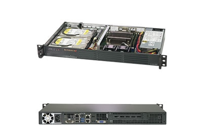 Supermicro SuperServer 5019C-L Intel C242 LGA 1151 (Socket H4) Rack (1U) Zwart