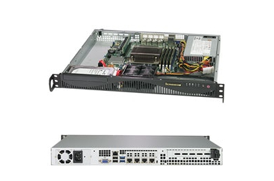 Supermicro SuperServer 5019C-M4L Intel C242 LGA 1151 (Socket H4) Rack (1U) Zwart