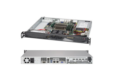 Supermicro 5019S-ML Intel® C236 LGA 1151 (Socket H4) Rack (1U) Zwart