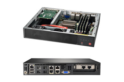 Supermicro SYS-E300-9A-4C server barebone Intel SoC Zwart