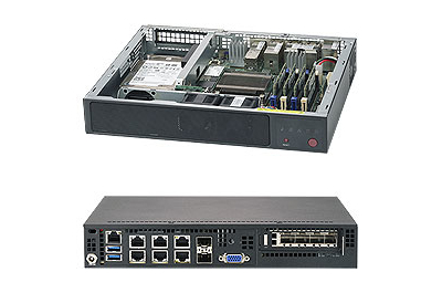 Supermicro SuperServer E300-9A Intel SoC BGA 1310 Rack (1U) Zwart