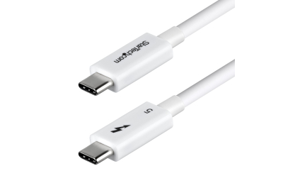 StarTech.com 1m Thunderbolt 5 Kabel, 80Gbps/Tot 120Gbps, 240W PD, 8K 60Hz, Gecertificeerde Thunderbolt Kabel, Compatibel met Thunderbolt 4/USB4/USB-C, Wit