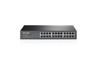 TP-Link TL-SF1024D Unmanaged Fast Ethernet (10/100) 1U Zwart