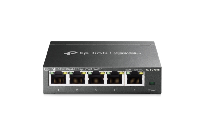 TP-Link TL-SG105E netwerk-switch Managed L2 Gigabit Ethernet (10/100/1000) Zwart