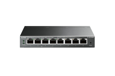 TP-Link TL-SG108PE netwerk-switch Managed L2 Gigabit Ethernet (10/100/1000) Power over Ethernet (PoE) Zwart