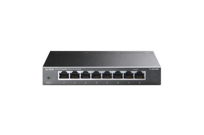 TP-Link TL-SG108S(UN) netwerk-switch Unmanaged Gigabit Ethernet (10/100/1000) Desktop Zwart