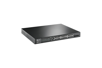 TP-Link JetStream TL-SG3428MP netwerk-switch Managed L2+ Gigabit Ethernet (10/100/1000) Power over Ethernet (PoE) 1U Zwart