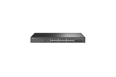 TP-Link JetStream TL-SG3428X-UPS netwerk-switch Managed L2+/L3 Gigabit Ethernet (10/100/1000) 1U Zwart