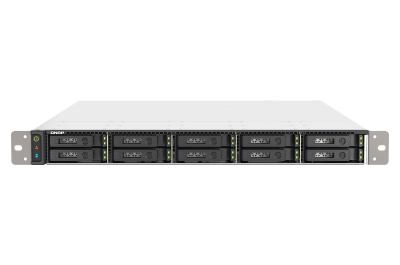 QNAP TS-h1090FU NAS Rack (1U) Ethernet LAN Zwart, Grijs 7232P