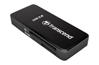 Transcend RDF5 geheugenkaartlezer USB 3.2 Gen 1 (3.1 Gen 1) Type-A Zwart