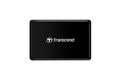 Transcend RDF8 geheugenkaartlezer Micro-USB Zwart