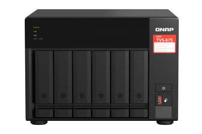 QNAP TVS-675 NAS Tower Ethernet LAN Zwart KX-U6580