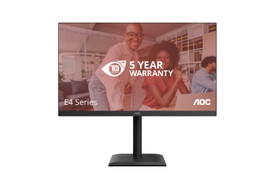 AOC E4 U27E4CV computer monitor 68,6 cm (27") 3840 x 2160 Pixels 4K Ultra HD LED Zwart