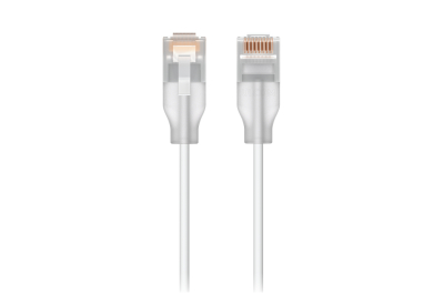 Ubiquiti UACC-Cable-Patch-EL-0.3M-W netwerkkabel Doorschijnend, Wit 0,3 m Cat6