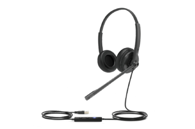 Yealink UH34 Lite Headset Bedraad Hoofdband Kantoor/callcenter Zwart