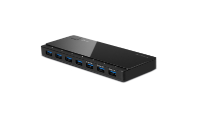 TP-Link UH700 interface hub USB 3.2 Gen 1 (3.1 Gen 1) Micro-B 5000 Mbit/s Zwart