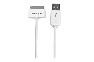 StarTech.com Apple 30-pins Dockconnector-naar-USB-kabel 1 m voor iPhone / iPod / iPad met getrapte connector