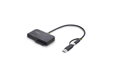 StarTech.com USB-C/USB-A naar M.2 NVMe en 2.5in/3.5in SATA Adapter, 10Gbps, Tool-Free Externe SSD Hard Drive Lezer, B+M/M-Key