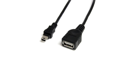 StarTech.com 30 cm mini USB 2.0-kabel USB A naar mini B F/M