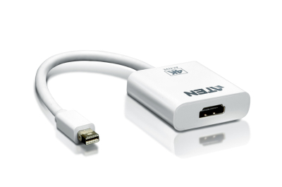 ATEN Mini DisplayPort naar 4K HDMI actieve adapter