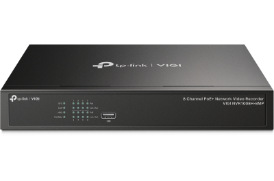 TP-Link VIGI NVR1008H-8MP Netwerk Video Recorder (NVR) Zwart